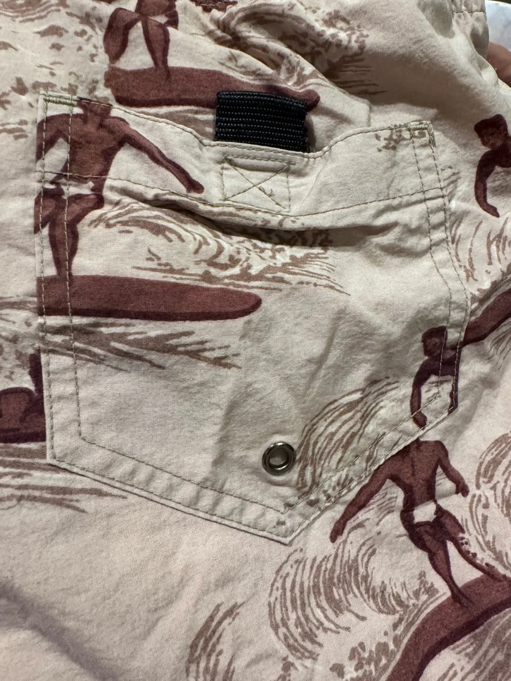 Vintage 90’s Polo Sport Ralph Lauren Surfer Print Swim Trunks Shorts Size L